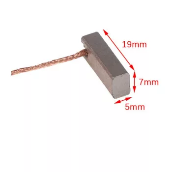 Bronze brushes 5x7x19 mm (Bronze brushes 7x5x19 mm)