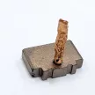 Bronzkefe készlet  (4db), Teherautó bosch önindító motorhoz méret: 6,5x28x18mm (28x6,5x18mm)