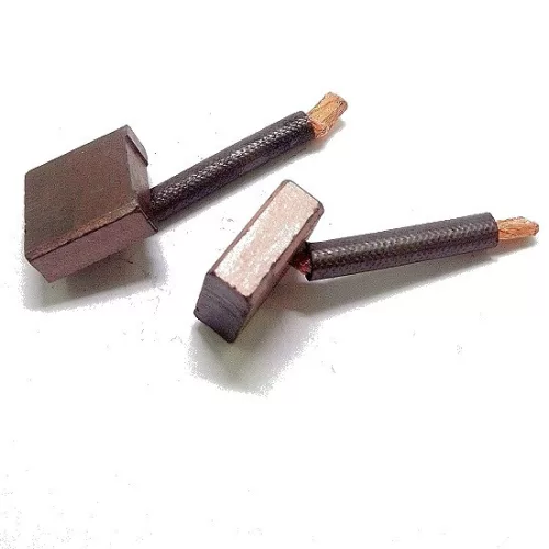 Bronze brushes kit  (4pcs), for agricultural tractor starter motors, size: 7x18x17mm (18x7x17mm)