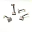 Bronze brushes kit  (4pcs), for agricultural tractor starter motors, size: 7x19x17mm (19x7x17mm)
