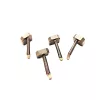   Bronze brushes kit  (4pcs), for agricultural tractor starter motors, size: 8x20x18mm (20x8x18mm)