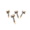 Bronze brushes kit  (4pcs), for agricultural tractor starter motors, size: 8x20x18mm (20x8x18mm)