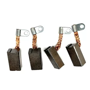   Bronze brushes kit  (4pcs), for agricultural tractor starter motors, size: 7x18x17mm (18x7x17mm)