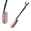   Bronze brushes 10x10x32 mm; high, 80% copper-containing brush, recommended for generators