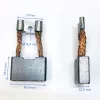   Bronzkefe készlet  (4db), Caterpillar 320E336D 312 324C D kotrógép indítómotorhoz 24V méret: 10,5x36,5x24,5mm (36,5x10,5x24,5mm)