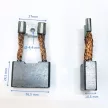 Bronzkefe készlet  (4db), Caterpillar 320E336D 312 324C D kotrógép indítómotorhoz 24V méret: 10,5x36,5x24,5mm (36,5x10,5x24,5mm)