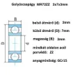 bearing 2X7X3 MR72ZZ, 2Z 