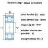 Rulment 3x10x4mm 623 ZZ, 2Z