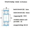 Rulment 3x10x4mm 623 ZZ, 2Z