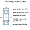 Rulment 4x12x4mm 604ZZ, 2Z