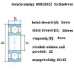 bearing 5X10X4	MR105ZZ, 2Z 