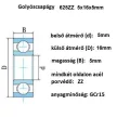 bearing 5x16x5mm 625 ZZ, 2Z 