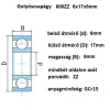 bearing 6x17x6mm 606 ZZ, 2Z 
