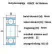 bearing 6x19x6mm 626 ZZ, 2Z 