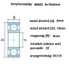 bearing 8x19x6 698ZZ, 2Z 