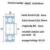bearing 9x20x6 699ZZ, 2Z 