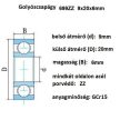 Ležaj 9x20x6 699ZZ, 2Z