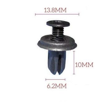   Clips de fixare din plastic pentru tapițerie, capac, protecție CYT0119 (6,2mm)