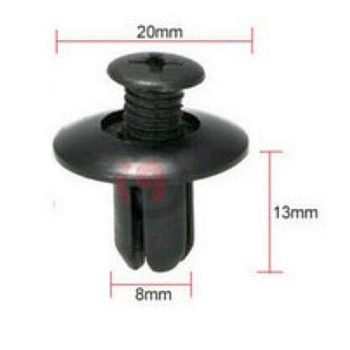   Clips de fixare din plastic pentru tapițerie, capac, protecție CYT0170 (8mm)