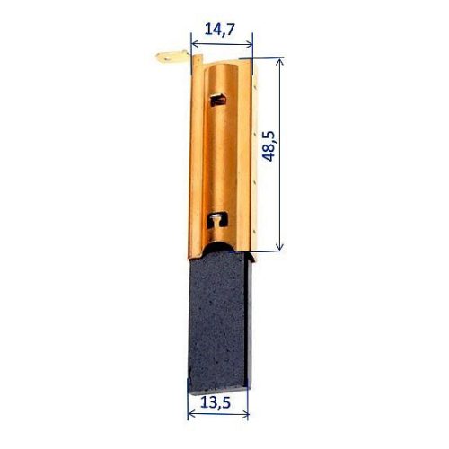 Mosógép szénkefe: 5x13,5x36 mm, (13,5x5x36 mm), méret- kompatibilitás: egyes AEG, Zanussi, Elektrolux, Whirlpool, Siemens mosógép motor szénkefe L94Mf7; 