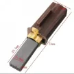 VACUUM CLEANER motor carbon brush holder: 6x10x30 mm, size- compatibility: Hoover 				