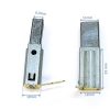   Perie de carbon pentru aspirator, sistem de aspirație, cu carcasă din cupru, dimensiune: 6,3x11x17mm (11x6,3x17mm)