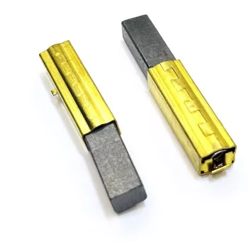   Porszívó, elszívó, szívógép szénkefe réz házzal, méret:6,3x11x30mm (11x6,3x30mm)