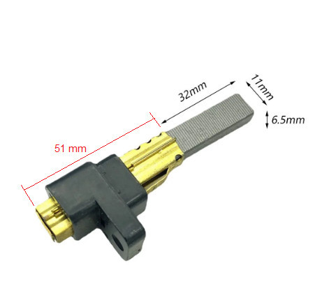  Porszívó szénkefe 6,5X11X32mm (11x6,5x32 mm) LG porszívó 