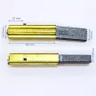 Porszívó, elszívó, szívógép szénkefe réz házzal, méret:8x11x33mm (11x8x33mm)