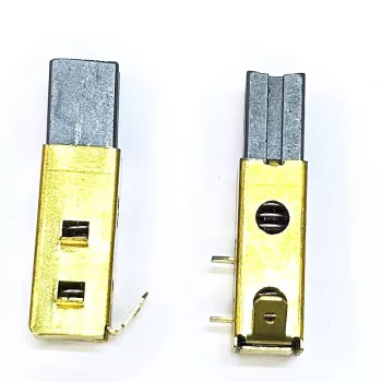   Porszívó, elszívó, szívógép szénkefe réz házzal, méret: 9x10,5x16mm (10,5x9x16mm)