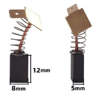   uhlíková kefka 5x8x12 mm, (8x5x12 mm), veľkostná kompatibilita: BOSCH TST 8000, GST 75E, GST 8000, GST 800, GST 700, GST 150BCE, 1619X07509, 1.619.X07.509