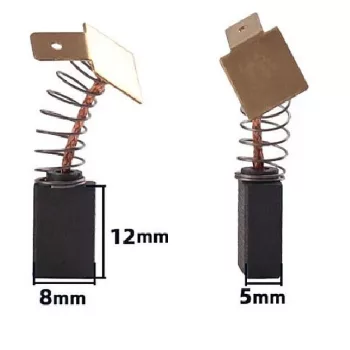   Szénkefe 5x8x12 mm, (8x5x12 mm), MÉRET- KOMPATIBILITÁS: BOSCH TST 8000, GST 75E, GST 8000, GST 800, GST 700, GST 150BCE, 1619X07509, 1.619.X07.509
