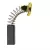 carbon brush 5x9x13 mm (carbon brush 19x5x13 mm) ; groove on the side, rabbet