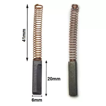   Konyhai robotgép mixer turmixgép szénkefe. 6x6x20mm, kompatibilitás: KitchenAid, Whirlpool, Kenmore, Roper, Maytag, Sears, Admiral, Amana, Jenn Air, 5K5SSWHK55K 5K45SS, W10380496 W10260958, 9706416, 1938379, 3184115, 3184115D, 4159774,