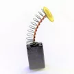 carbon brush 6x9x13 mm (carbon brush 9x6x13mm) ; groove on the side, rabbet