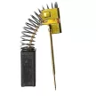 Szénkefe 7x11x18mm (11x7x18mm) méret- kompatibilitás: BLACK&DECKER B&D 596165-00 1003559-00, CD601, CD602, KS1400L, KS1500L, KW900E