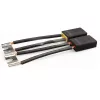   high wear resistance Two-wire carbon brush D374N 12,5x25x40 mm (25x12,5x40mm) (eg: forklift)
