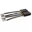 high wear resistance Two-wire carbon brush D374N 12,5x25x40 mm (25x12,5x40mm) (eg: forklift)