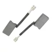 carbon brush 6X12,5X23 MM, (12,5X6X23 MM), size- compatibility: Dewalt DW703 DW706 DW708 DW368 DW369CS DW712 DW712 DW368 DW715 DW716 DW716 DW718 381028-02 381028-08