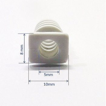 Protecție pentru cablu, anti-fragilitate, 5mm alb.