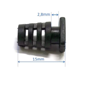Cable breakguard, anti-shatterproof 5mm black color