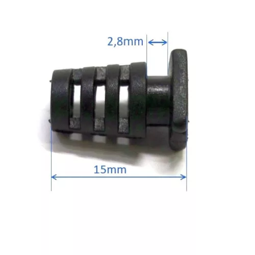 Cable breakguard, anti-shatterproof 5mm black color