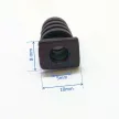 Cable breakguard, anti-shatterproof 5mm black color