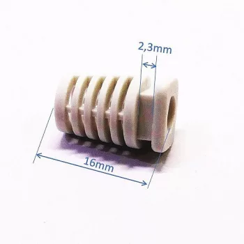 Cable breakguard, anti-shatterproof 5,3mm white color