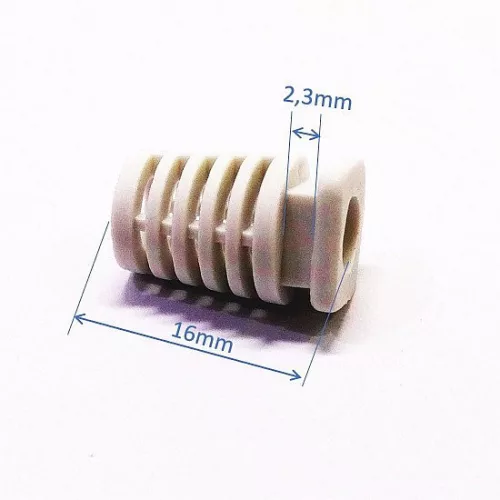 Cable breakguard, anti-shatterproof 5,3mm white color