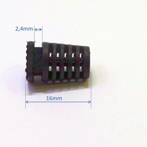 Cable breakguard, anti-shatterproof 5,3mm black color