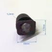 Cable breakguard, anti-shatterproof 5,3mm black color