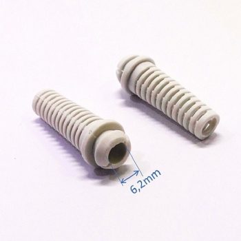 Protecție pentru cablu, anti-fragilitate, 6,2mm alb.