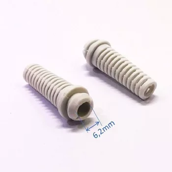 Cable breakguard, anti-shatterproof 6,2mm white color