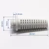 Cable breakguard, anti-shatterproof 6,2mm white color